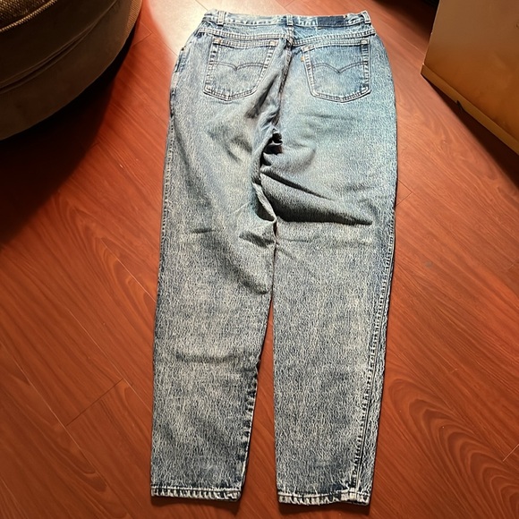 Levi's Classic vintage Orange tab Blue acid wash Jeans‎ size 18 - Picture 2 of 13